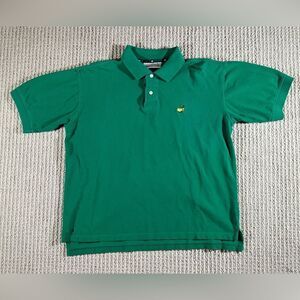 Vintage Masters Green Polo Golf Shirt Men's L Augusta National Slazenger